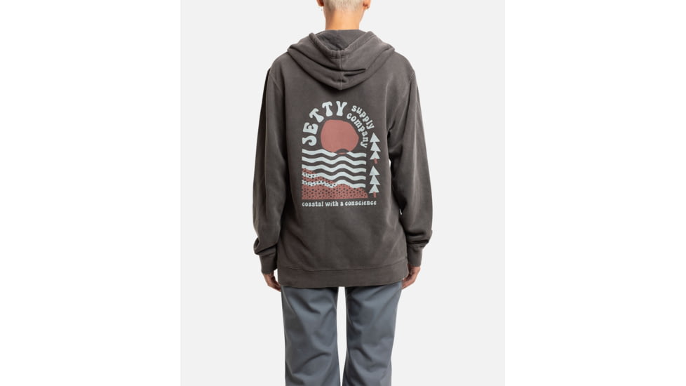 Jetty Undertow Hoodie - Womens, Charcoal, Large, 29228