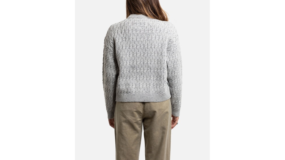 Jetty Wharf Cable Knit Sweater - Womens, Heather Grey, Small, 27129