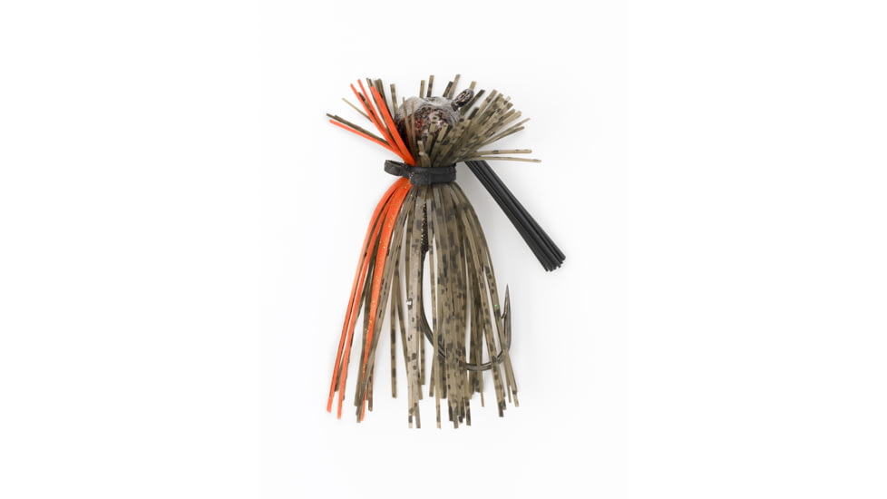 Jewel Football Jig, 1/2 oz Green Gourd/Orange, 2/Pack, FH12-721