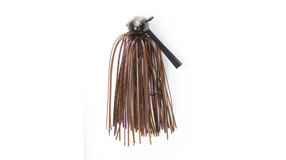 Jewel Football Jig, 3/4 oz Brown/Purple Flash, 2/Pack, FB34-724