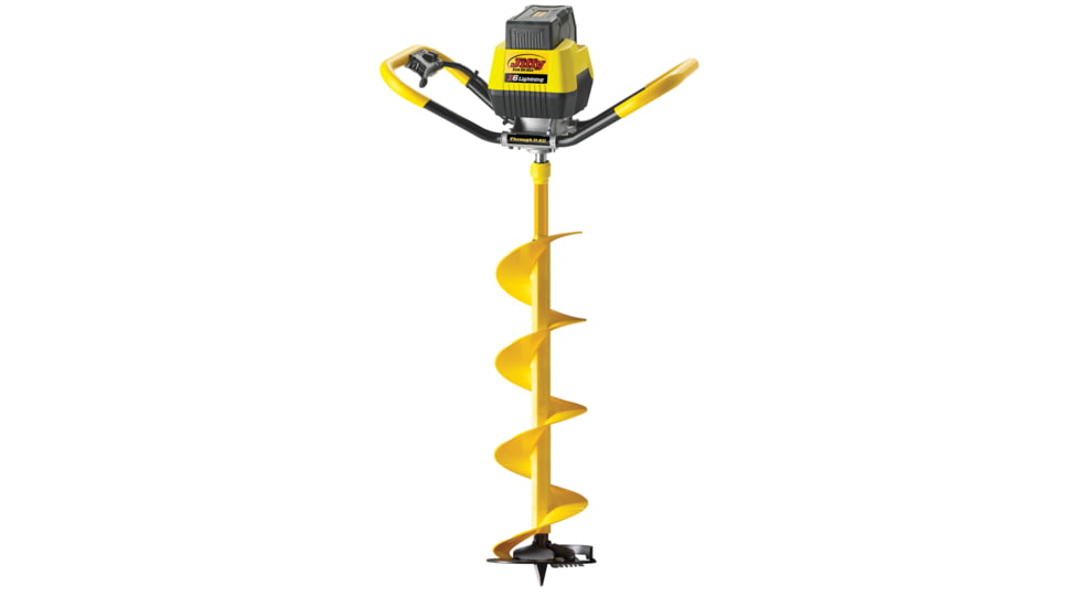Jiffy E6 Lightning w/Hybrid Torch Drill Assembly, Right Hand, 8in, Yellow, Large, 56-08-H