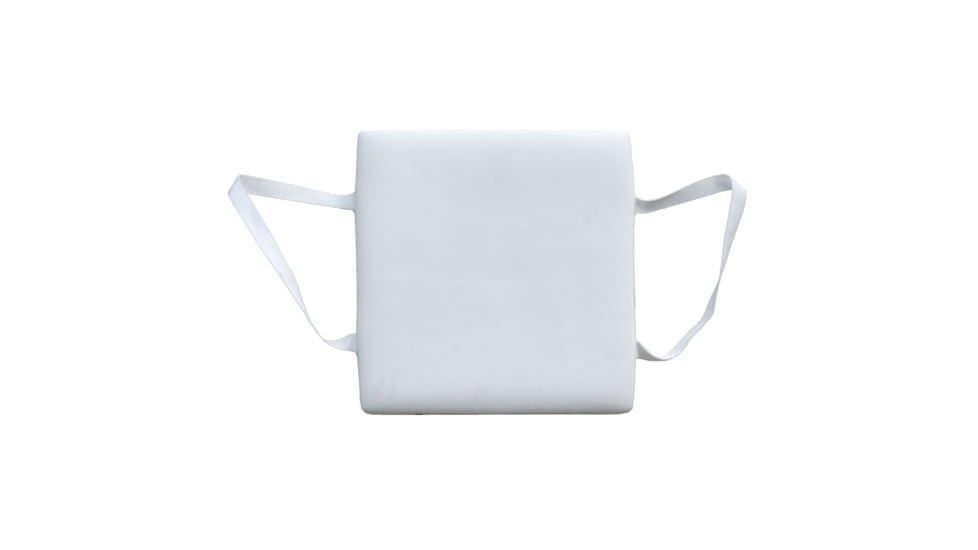 Jim-Buoy Type IV U.S.C.G. Approved Buoyant Boat Cushion - 15.5in x 15.5in x 2.5in, White, 101-W