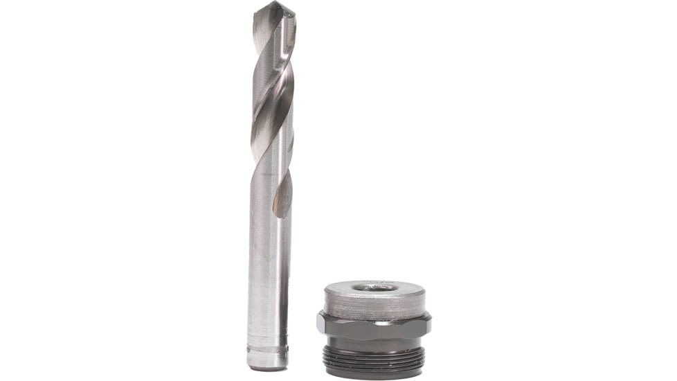 JK Armament 105LT Precision Drill Jig Cap and Bit, 9mm, Gun Metal Grey, JK-105P-DJC9