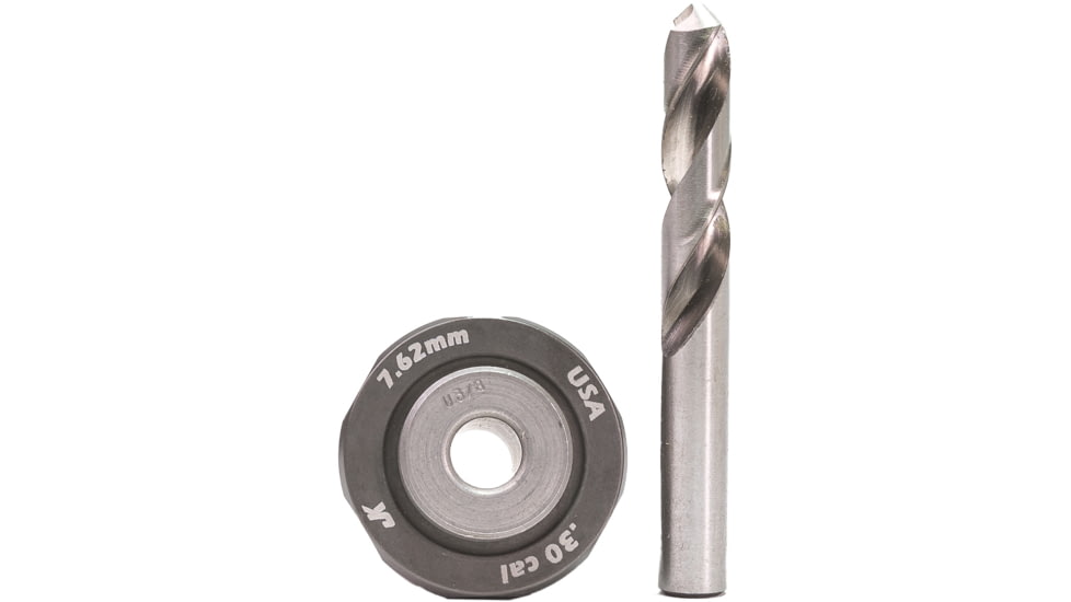 JK Armament 155 MST Precision Drill Jig Cap and Bit, 6.5mm/.264 Caliber, Gun Metal Grey, JK-155-DJC6-5