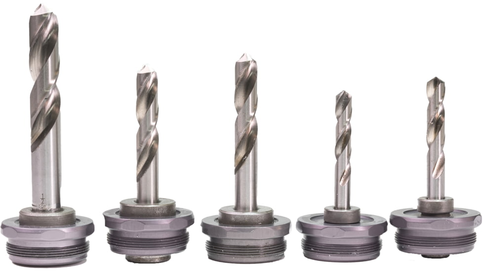 JK Armament 155 MST Precision Drill Jig Cap and Bit, 6.5mm/.264 Caliber, Gun Metal Grey, JK-155-DJC6-5