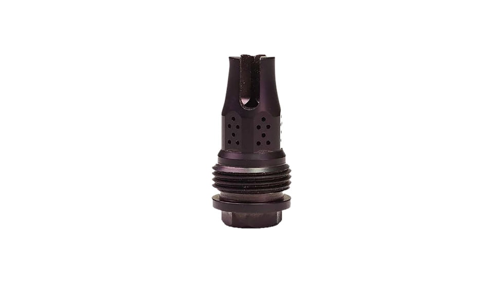 JK Armament War Eagle Compensator/Flash Hider, 7.62mm/30 Cal, M14x1 LH, Nitride, Black, JKMDHDCF14