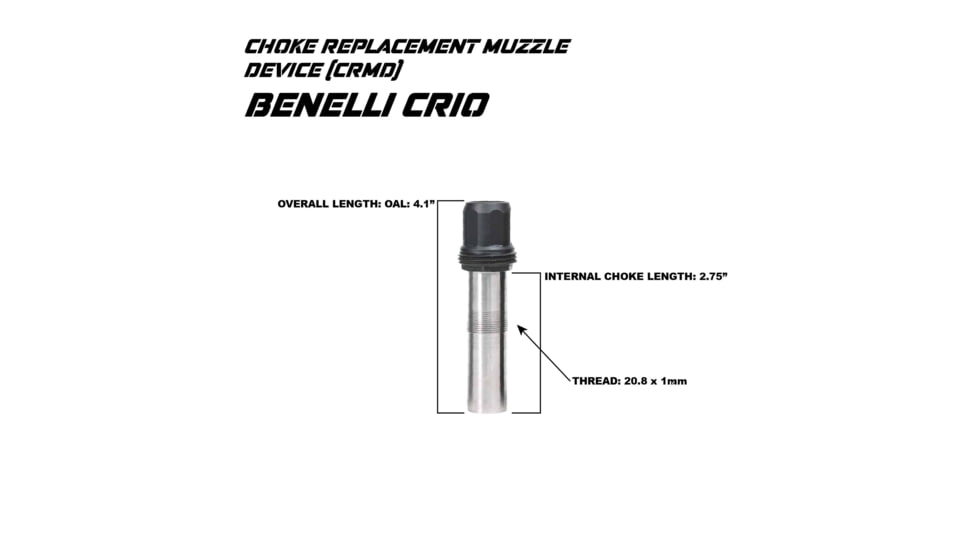 JK Arnament Baldeagle 12 Ga Choke Tube, JKMDHDBE12BCS