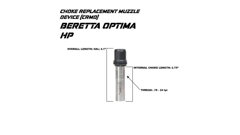 JK Arnament Baldeagle 12 Ga Choke Tube, JKMDHDBE12BOHP