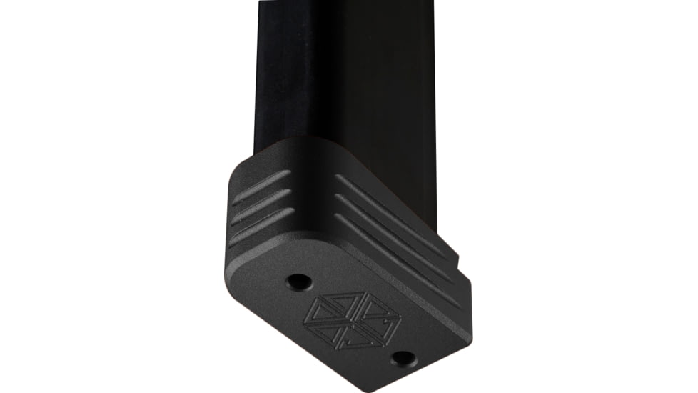 JL Billet 9/40 Glock Double Stack Magazine Extension, Black, Black, 0, JLB-MAG-EXT-G-B-2/3