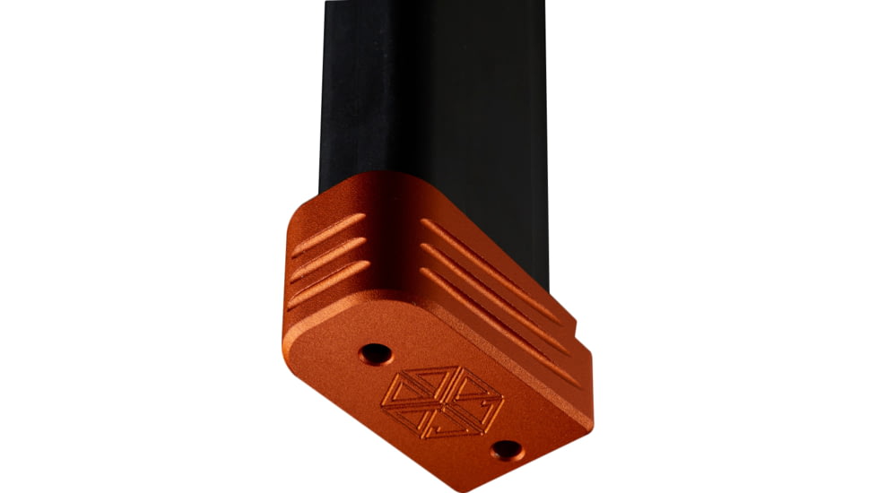 JL Billet 9/40 Glock Single Stack Magazine Extension, Orange, Orange, 0, JLB-MAG-EXT-G-O-1/2