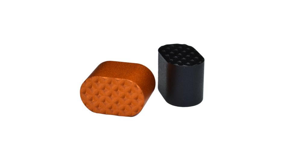 JL Billet Aluminum AR Magazine Release Button, Black, JLB-MAG-RLS-B