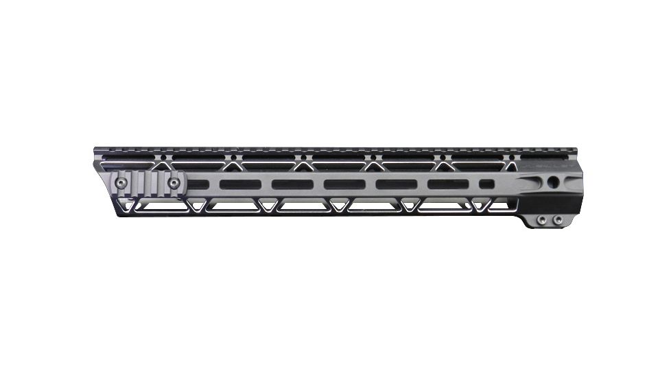 JL Billet Angle Cut AR-10 M-Lok Handguard, High Profile, .308, 15 inch, Black, JLB-MLA-308-15H-A