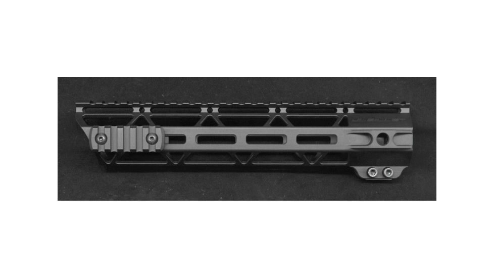 JL Billet Angle Cut M-Lok Handguard, Low Profile, AR10, .308, 10.6 inch, Black JLB-MLA-308-10L-A