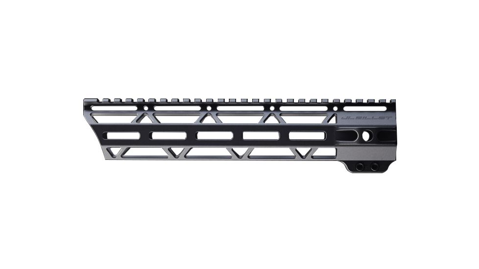JL Billet Angle Cut M-Lok Handguard, Low Profile, AR10, .308, 10.6 inch, Black JLB-MLA-308-10L-A