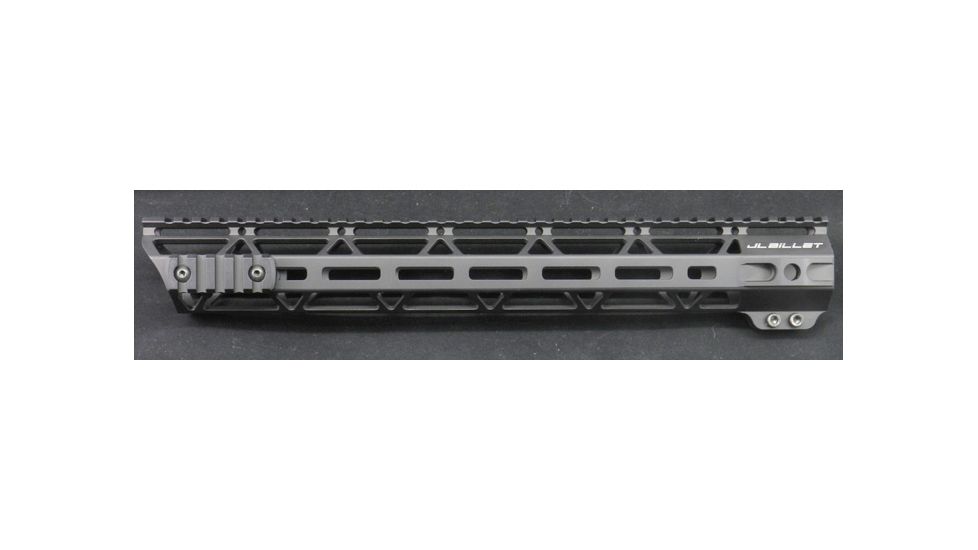 JL Billet Angle Cut M-Lok Handguard, Low Profile, AR10, .308, 15 inch, Black JLB-MLA-308-15L-A