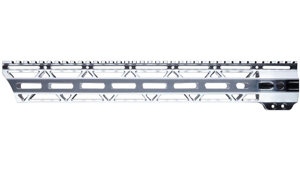 JL Billet Angle Cut AR-10 M-Lok Handguard, Low Profile, .308, 15 inch, Black, JLB-MLA-308-15L-A