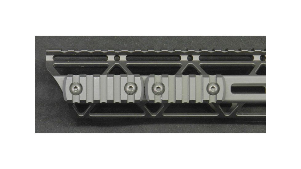 JL Billet Angle Cut M-Lok Handguard, Low Profile, AR10, .308, 17.2 inch, Black JLB-MLA-308-17L-A