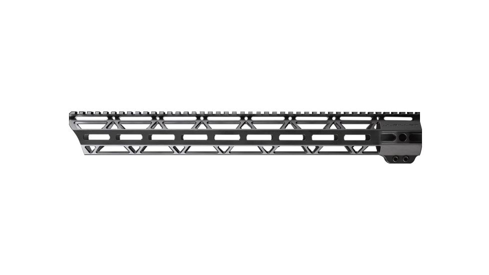 JL Billet Angle Cut M-Lok Handguard, Low Profile, AR10, .308, 17.2 inch, Black JLB-MLA-308-17L-A