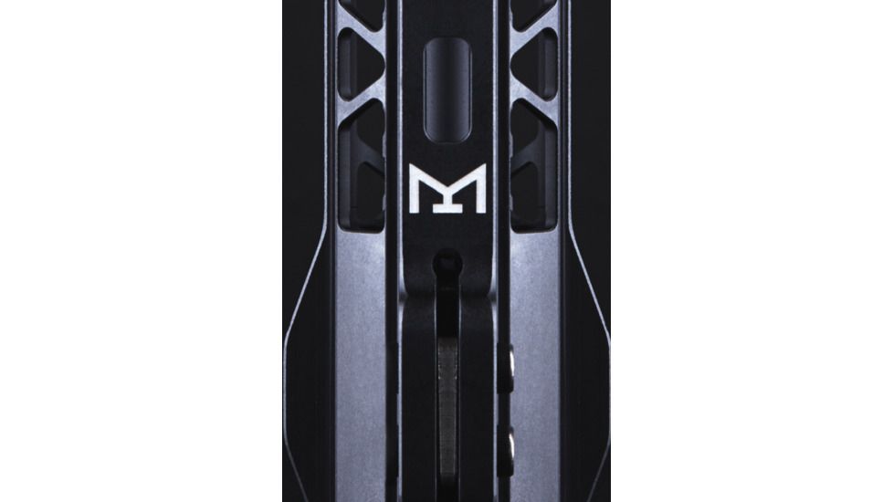 JL Billet Angled M-Lok Free-Float Handguard, AR15, 13 inch, Black JLB-MLA-13-A