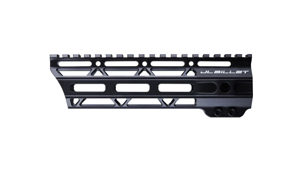 JL Billet Angled M-Lok Free-Float Handguard, 7.3 inch, Black, JLB-MLA-7-A