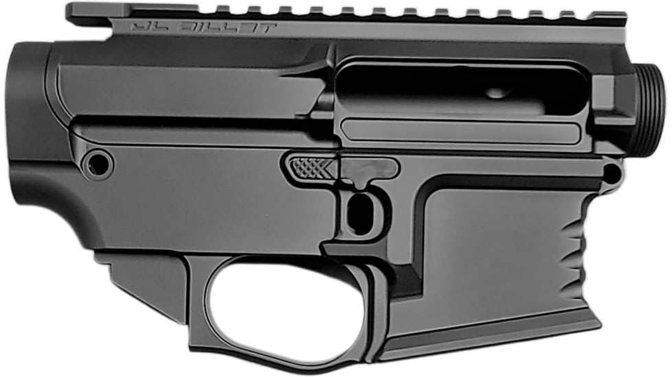 JL Billet AR-15 80% Upper and Lower Receiver Matched Set, Ambidextrous, Type III Hardcoat Anodized, Black, JLB-AR15-SET-80-B