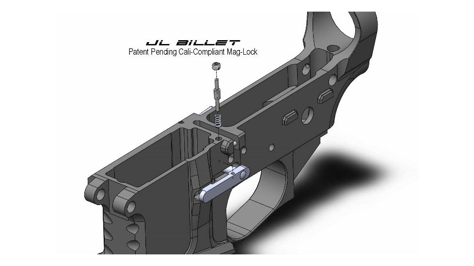 JL Billet Internal CA Magazine Lock Upgrade, Black JLB-CCK