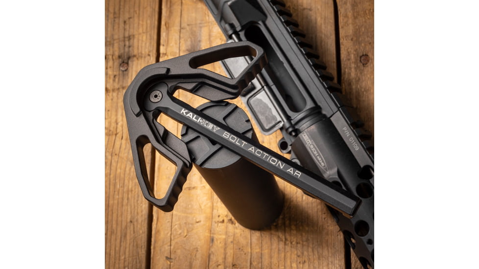 JL Billet Kali-Key Bolt Action Charging Handle, AR-15, .223/5.56, Black, JLB-KK-AR15