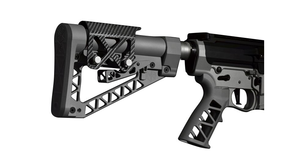 JL Billet MBS Adjustable Cheek Riser, Black, JLB-MBS-CHK