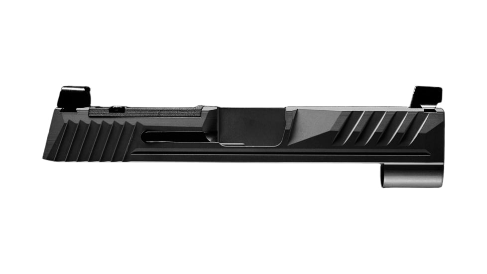 JL Billet P365 Macro SIG Compatible Stripped Slide, Black, JLB-365-MACRO-SS