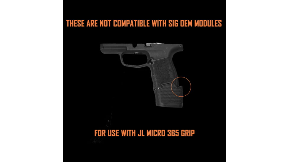 JL Billet P365 Micro 17-Round Magazine Adapter, Black, 0, JLB-365-MICRO-ADP