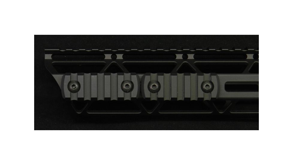 JL Billet TEQ M-Lok Handguard, High Profile, AR10, .308, 14 inch, Black JLB-TEQ-308-14H-A