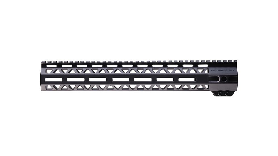 JL Billet TEQ AR-10 M-Lok Handguard, Light Profile, .308, 14 inch, Black, JLB-TEQ-308-14L-A