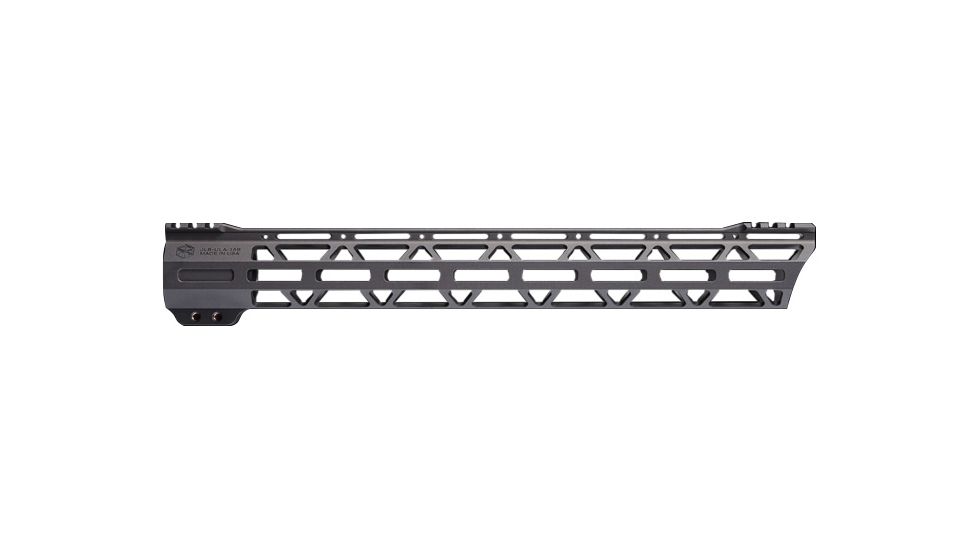 JL Billet Ultra-Lite Angled M-Lok Free-Float Handguard, AR15, 15 inch, Black JLB-ULA-15-A