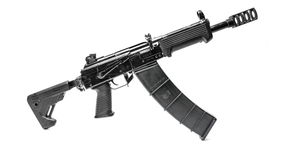 JMac Customs 1913 Adapter for 5.5 Folding AKs, Hardcoat Anodized, Black, RSA-5.5