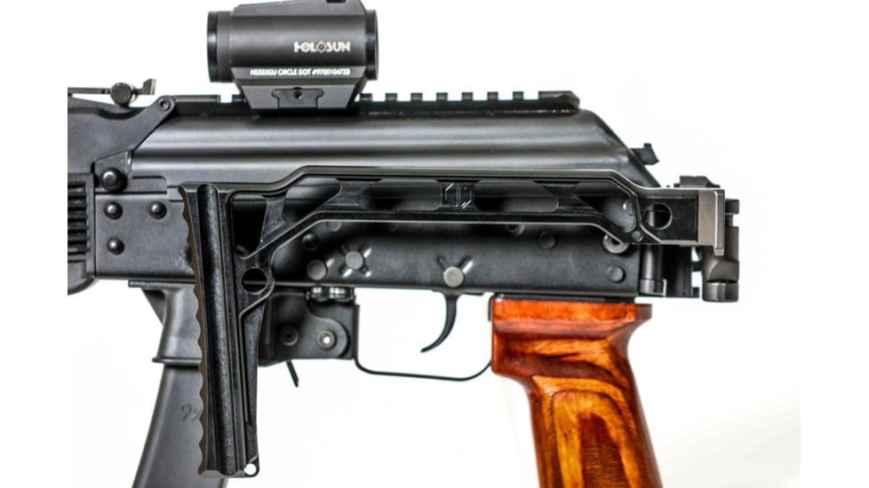 JMac Customs 1913 Adapter for 5.5 Folding AKs, Hardcoat Anodized, Black, RSA-5.5