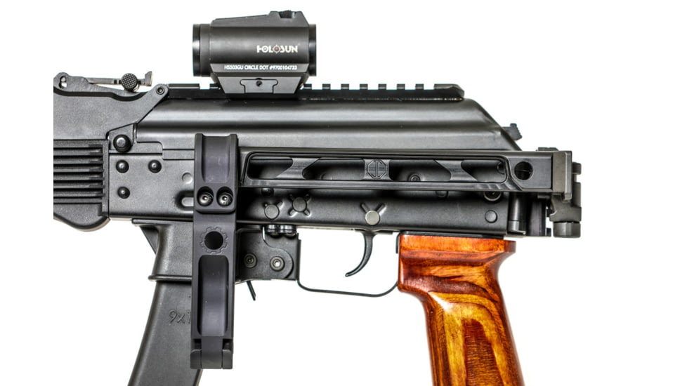 JMac Customs 1913 Adapter for 5.5 Folding AKs, Hardcoat Anodized, Black, RSA-5.5