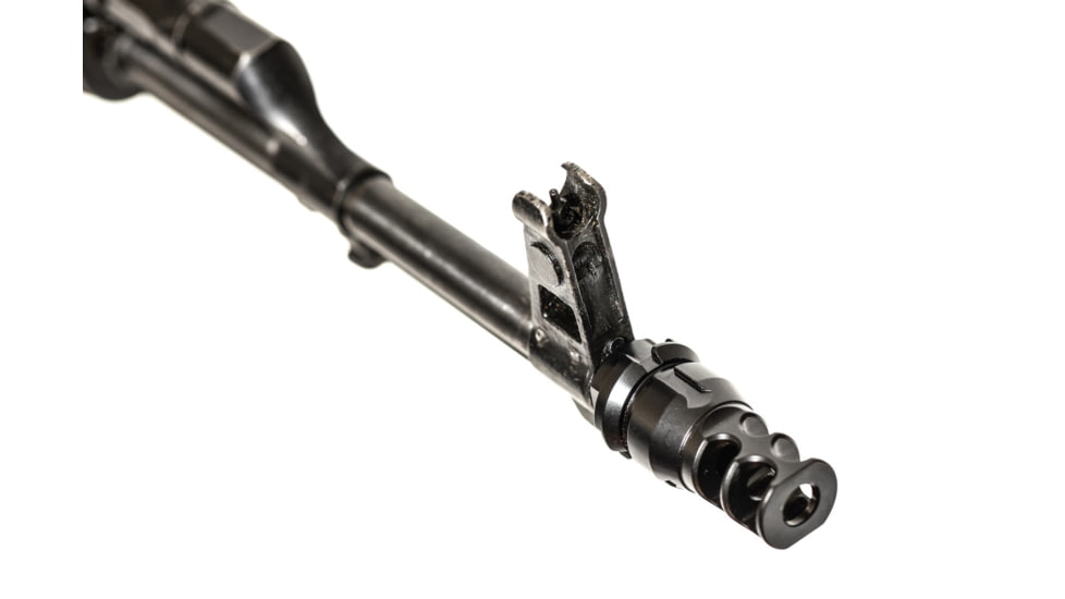 JMac Customs 2C 14-1LH Face Muzzle Brake with Keymount - KeyMicro, Black Nitride, RRD-2C-14F-KM