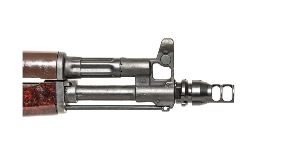 JMac Customs 2C 14-1LH Face Muzzle Brake with Keymount - KeyMicro, Black Nitride, RRD-2C-14F-KM