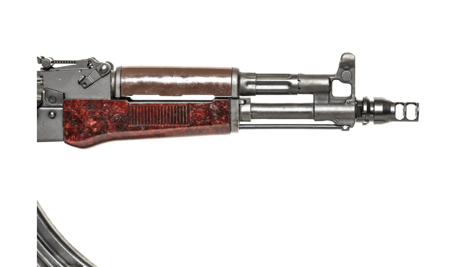 JMac Customs 2C 14-1LH Face Muzzle Brake with Keymount - KeyMicro, Black Nitride, RRD-2C-14F-KM