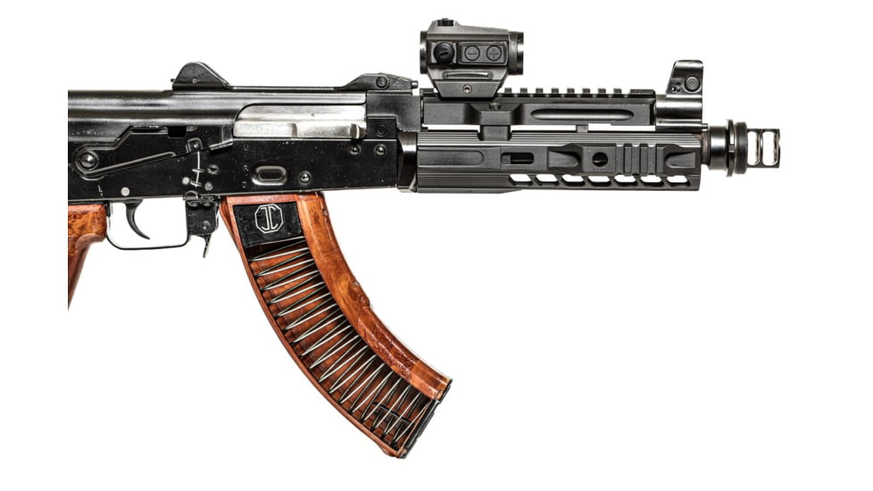 JMac Customs 2C 26-1.5LH 2-Port Muzzle Brake with Bravo Suppressor Mount and Bushing for M85, RRD-2C-26F-X37+98042A031