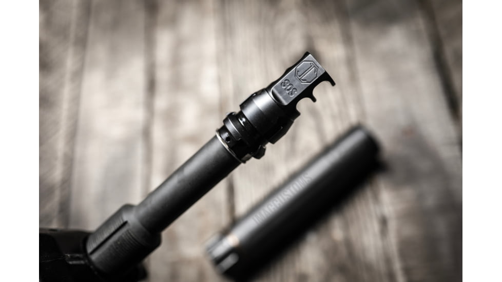 JMac Customs 2C 5/8-24 2-Port Muzzle Brake with Keymount, RRD-2C-30S-KM