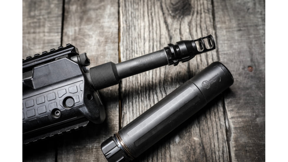 JMac Customs 2C 5/8-24 2-Port Muzzle Brake with Keymount, RRD-2C-30S-KM