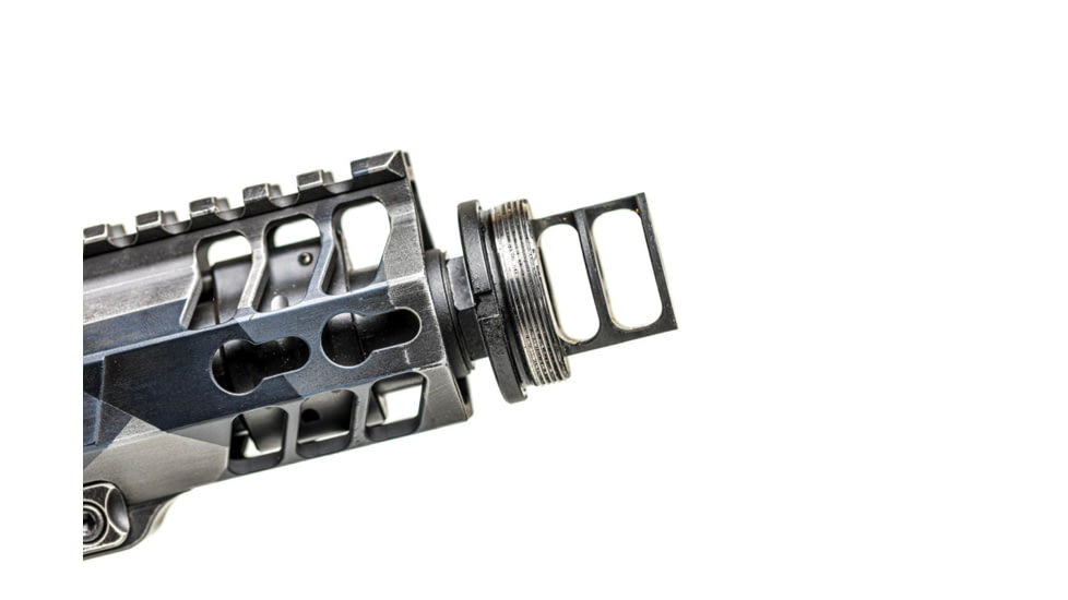 JMac Customs 2C 5/8-24 X37 2-Port Muzzle Brake with Bravo Suppressor Mount, RRD-2C-30S-X37