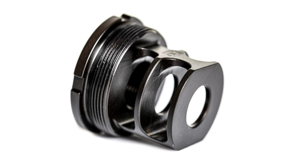 JMac Customs 2C 5/8-24 X37 .45 cal 2-Port Muzzle Brake with Bravo Suppressor Mount, RRD-2C-30S-X37-45