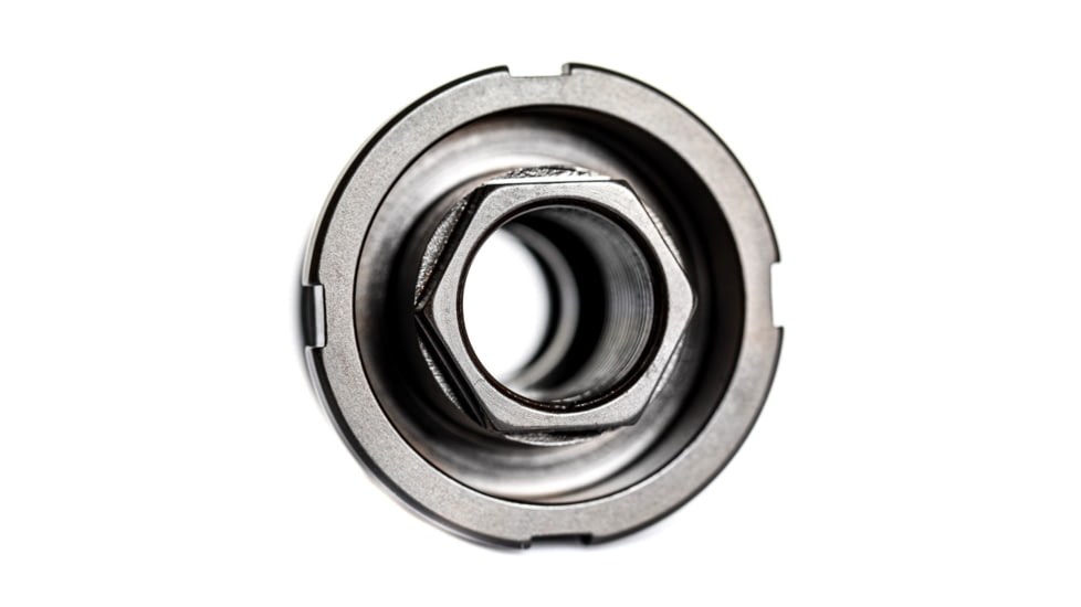 JMac Customs 2C 5/8-24 X37 .45 cal 2-Port Muzzle Brake with Bravo Suppressor Mount, RRD-2C-30S-X37-45