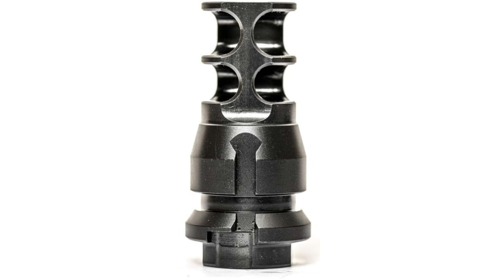 JMac Customs 2C FAL Metric 9/16x24LH Muzzle Brake with Keymount, KeyMicro, RRD-2C-16LF-KM