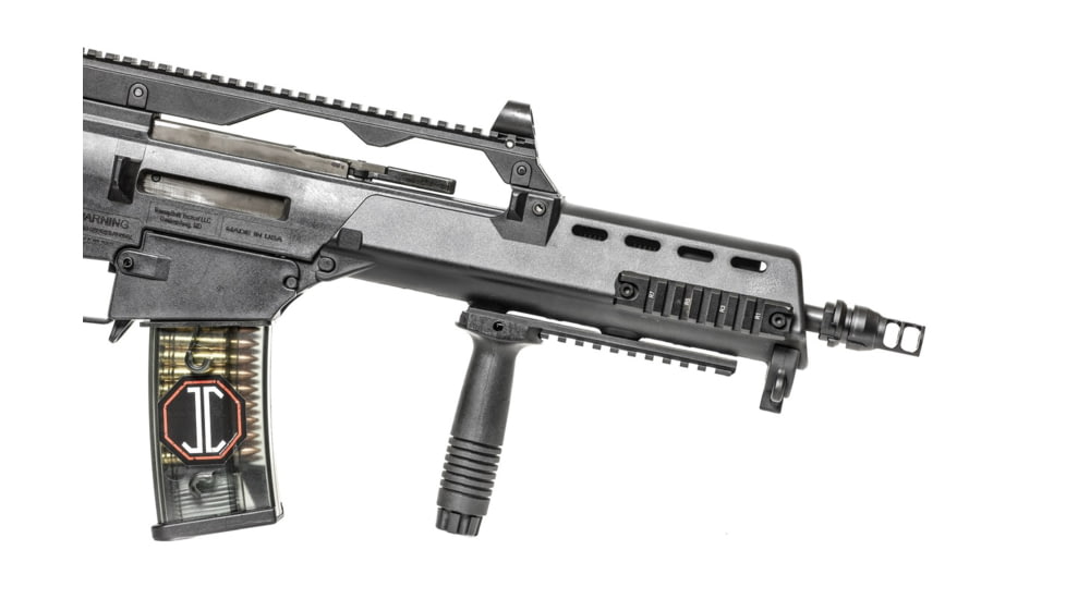 JMac Customs 2C H&amp;K 15x1 2-Port Muzzle Brake with Keymount - KeyMicro, RRD-2C-15F-KM