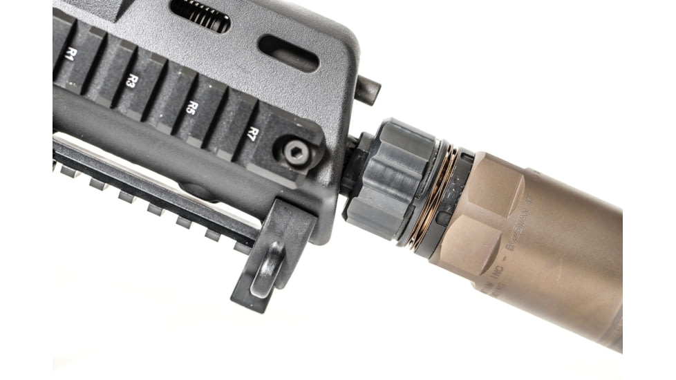 JMac Customs 2C H&amp;K 15x1 2-Port Muzzle Brake with Keymount - KeyMicro, RRD-2C-15F-KM