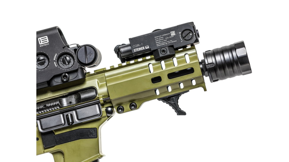 JMac Customs 360 1/2-28 X37 Muzzle Brake with Bravo Suppressor Mount and Blast Shield, Black Nitride, RRD-360-28S-X37+BDS-37