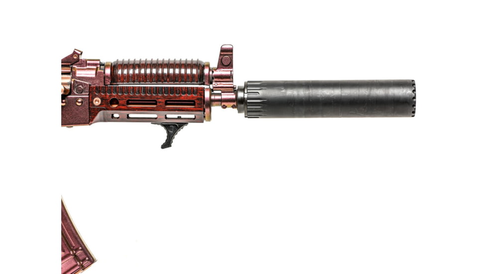 JMac Customs 360 24-1.5 Muzzle Brake with Bravo Suppressor Mount and Blast Shield, Facemount X37, RRD-360-24F-X37+BDS-37